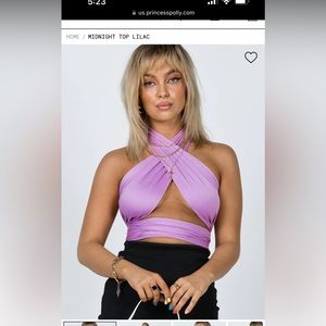 PRINCESS POLLY WRAP TOP